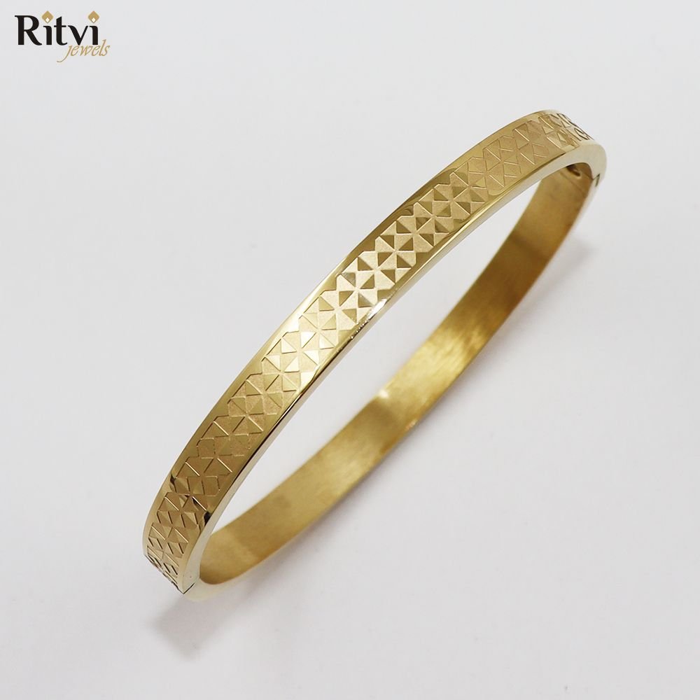 Geometric-Pattern-Kada-For-Men-1.jpg Geometric Pattern Kada For Men - Image 1