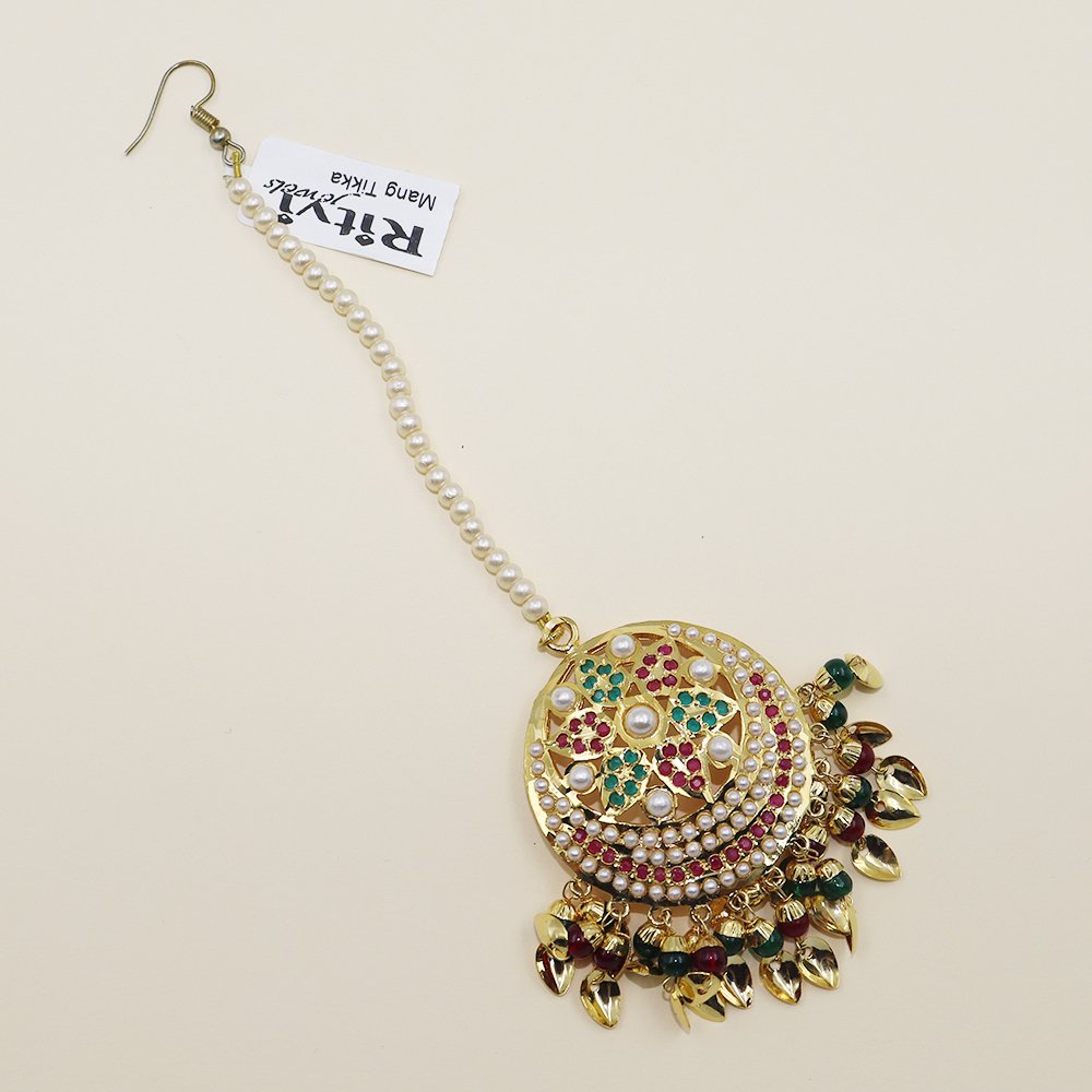 Vastika Jadau Maang Tikka (3) Vastika Jadau Maang Tikka