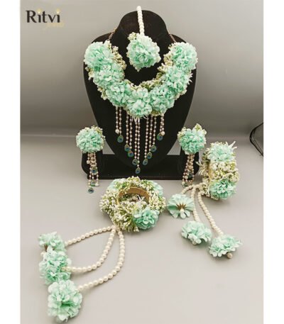 Camellia floral jewellery set