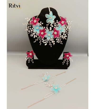 inara floral jewellery set