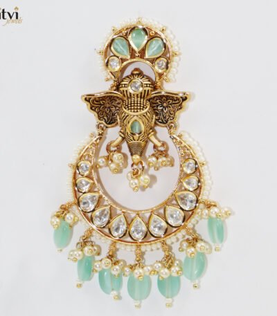 Gajraj Kundan Earrings