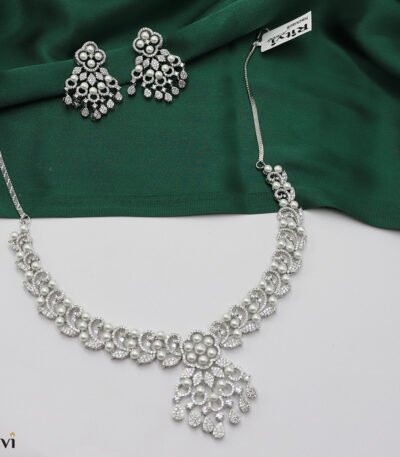 Sitara Pearl AD Bridal Set