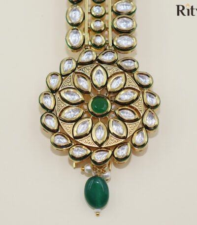 Emerald Glory Kundan Kalgi