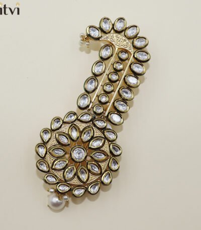 Royal Kundan Pearl Kalgi