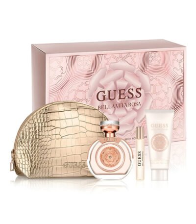 Guess Bella Vita Rosa Gift Set (Eau de Toilette 100ml + 15ml + Body Lotion 100ml + Pouch) 01
