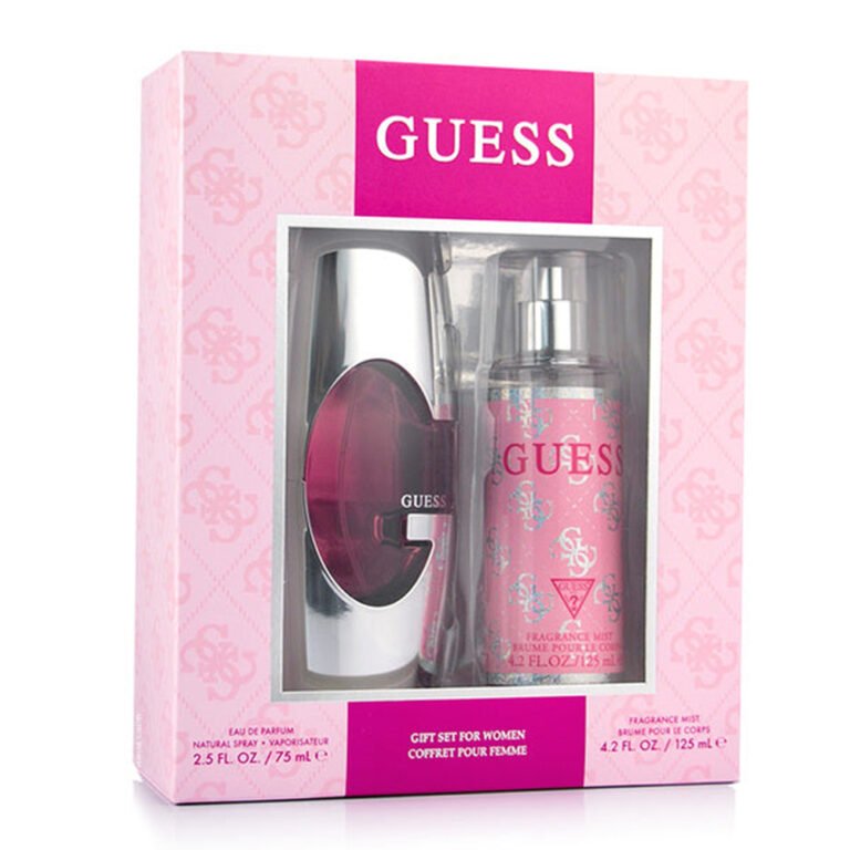 Guess Pink Women Gift Set - Eau de Parfum - (Perfume 75ml + Body Mist 125ml) 01